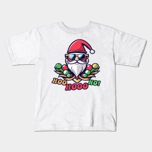 "Hoo Hooo Ho!" funny santa Kids T-Shirt